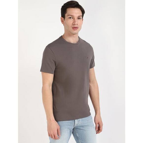 Tommy Hilfiger - Slim Fit T-Shirt - Medium - Shady Stone -  NWT & PACKAGING - Picture 5 of 8